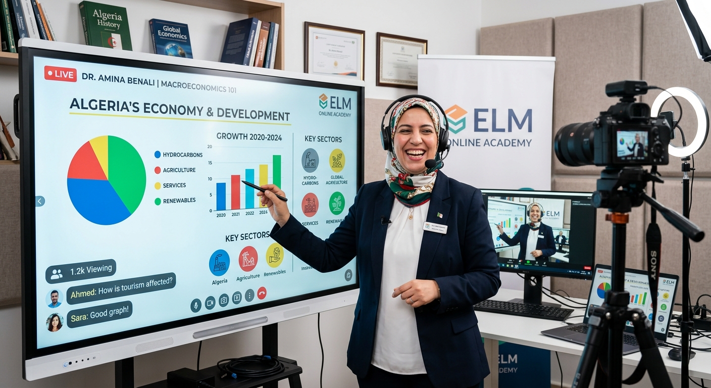 بث مباشر تفاعلي